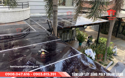Bảng báo giá tấm lợp lấy sáng Poly Solar Light mới nhất