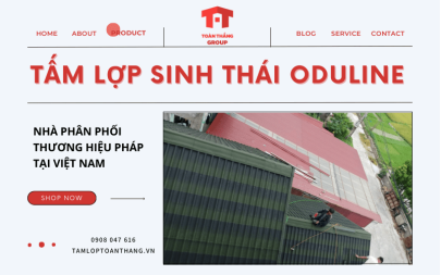 Nhà phân phối tấm lợp sinh thái Oduline thương hiệu Pháp tại Việt Nam