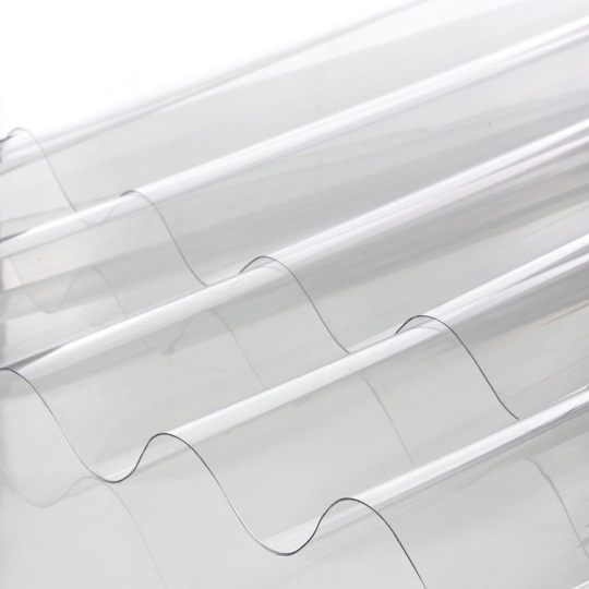 Tôn sóng poly Solar Light dạng sóng tròn